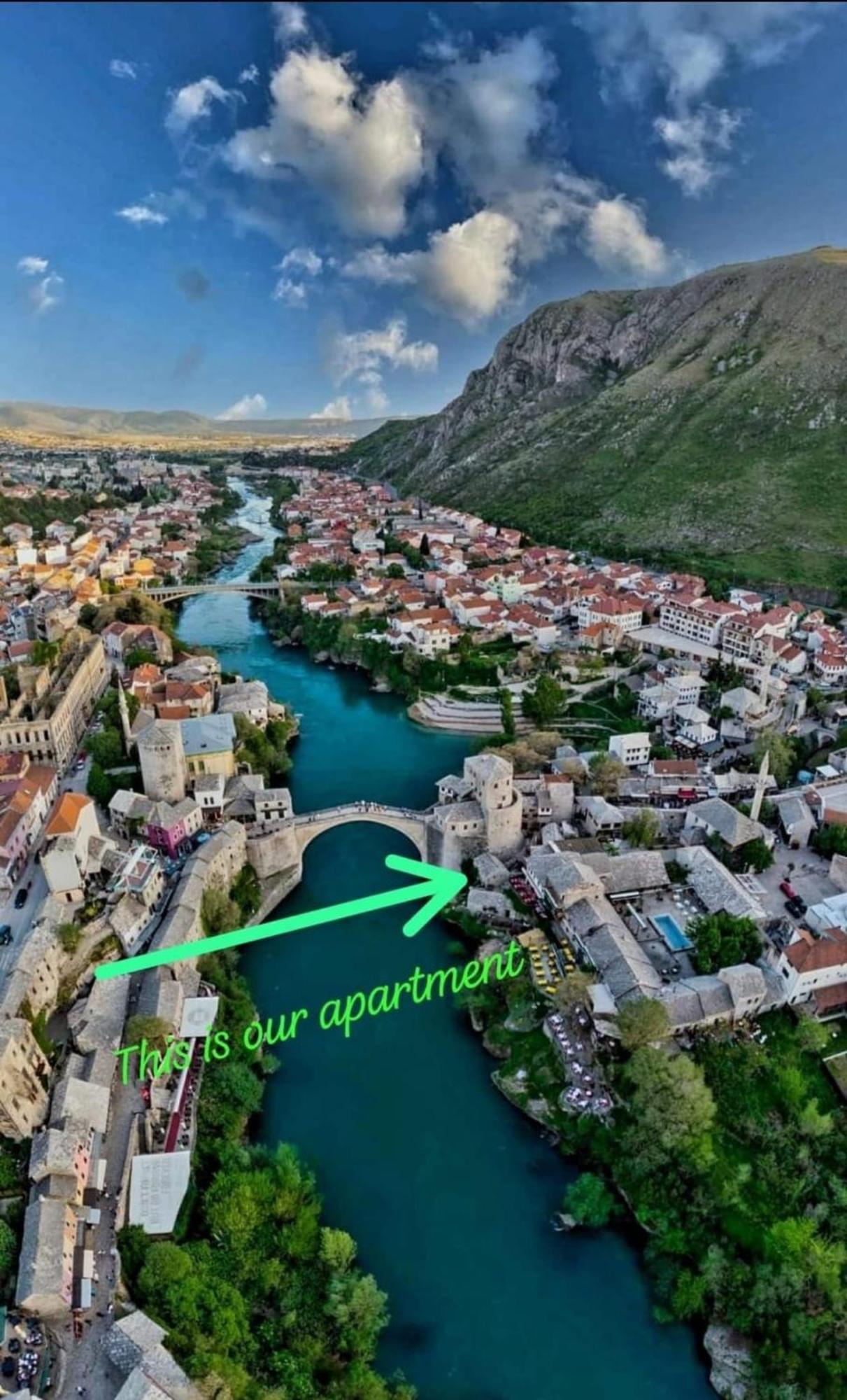 Old Mill Studio Apartment Mostar Bagian luar foto